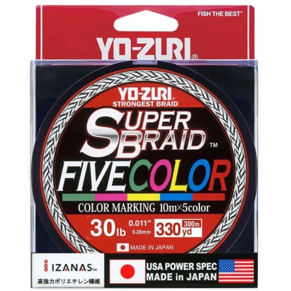 Yo-Zuri Super Braid FiveColor - Imagen 2